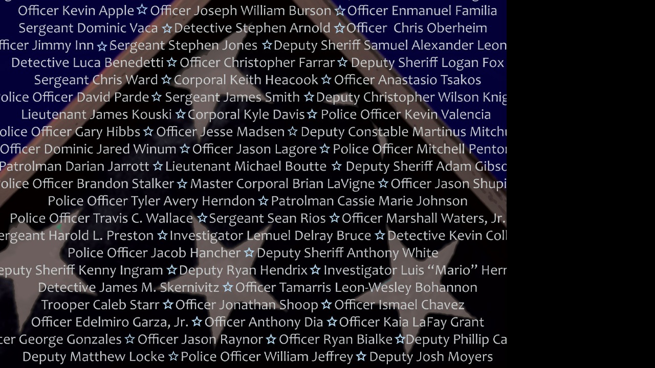 Memorial Flag Box Fund to Honor Slain Police Officers, and First Responders