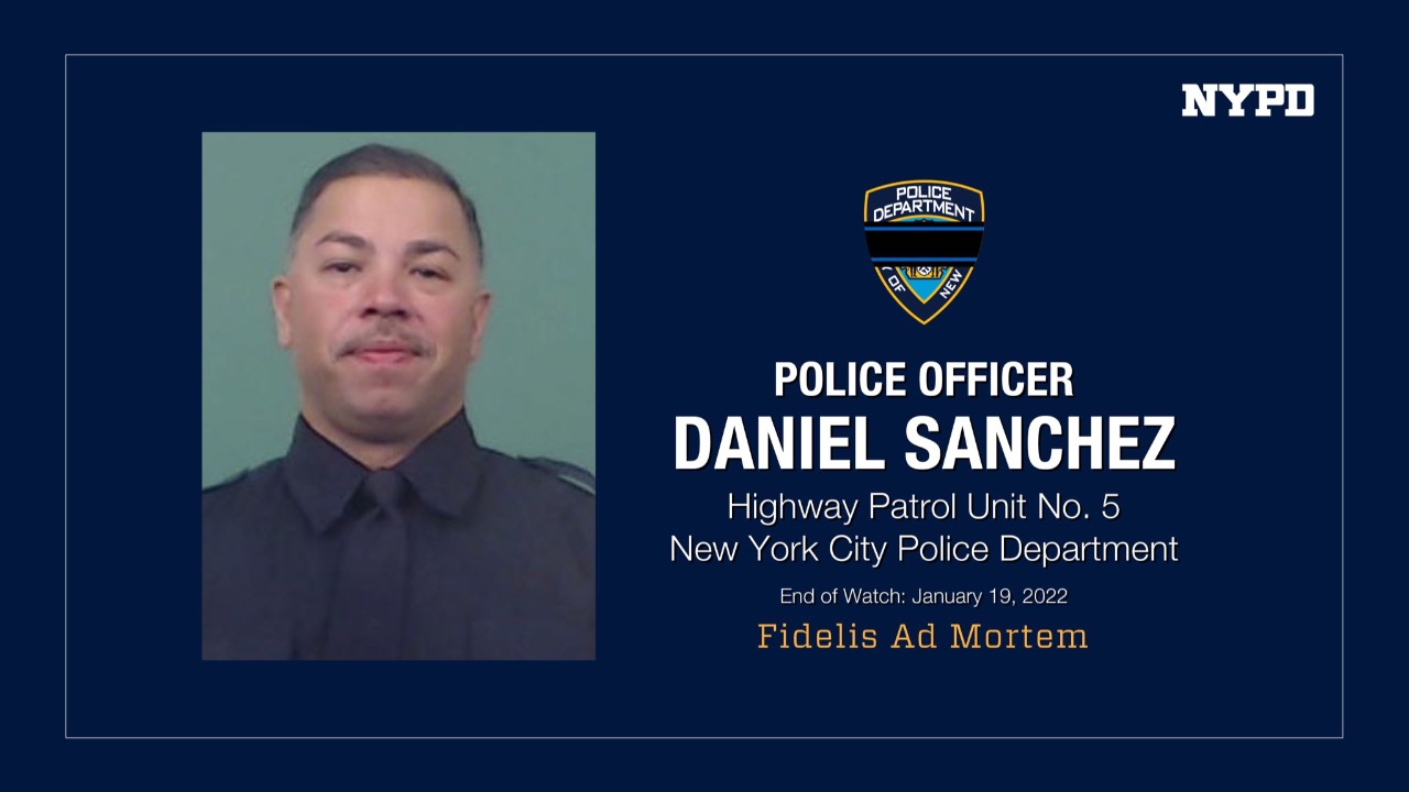 NYPD Police Officer Daniel Sanchez