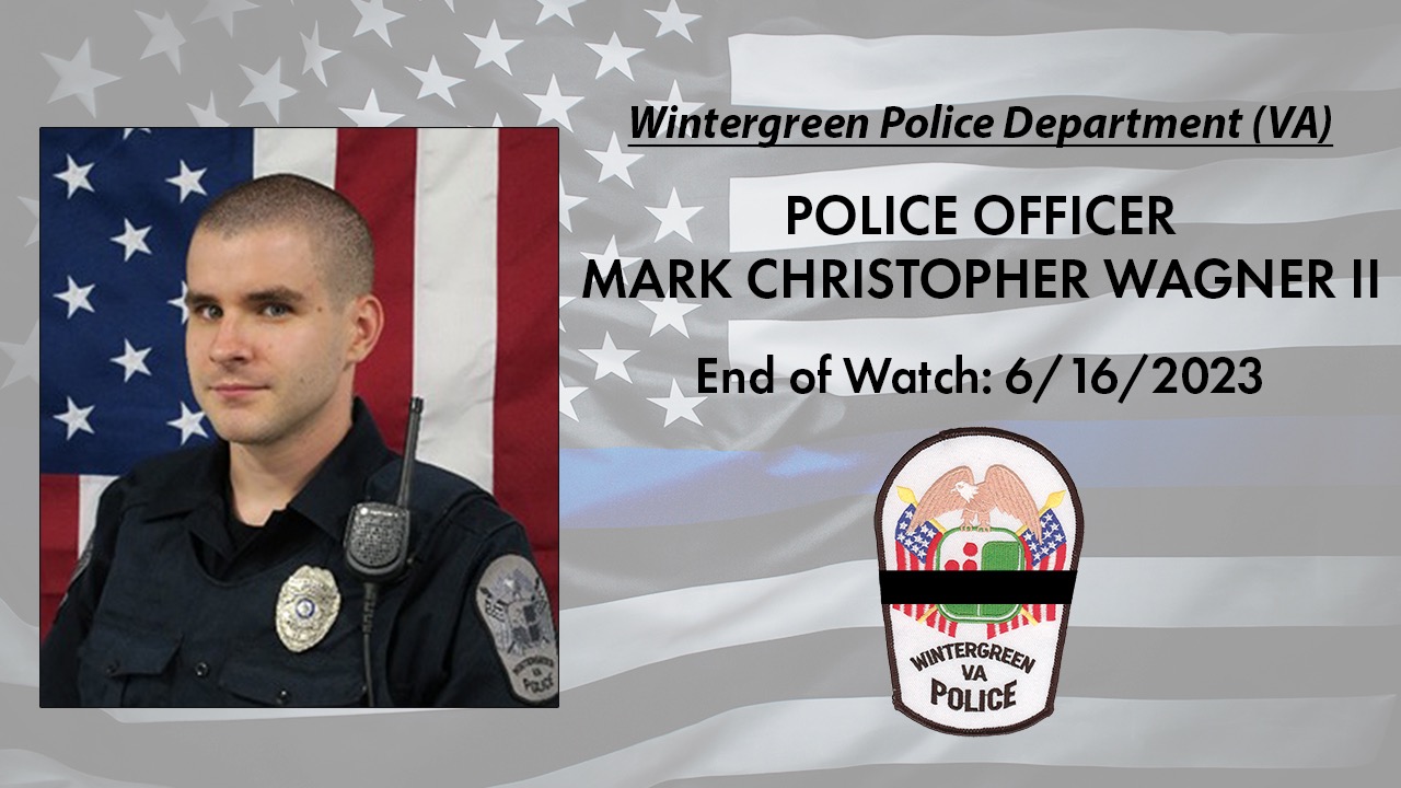Fallen Officer Mark Christopher "Chris" Wagner II, Wintergreen Police Department (VA)