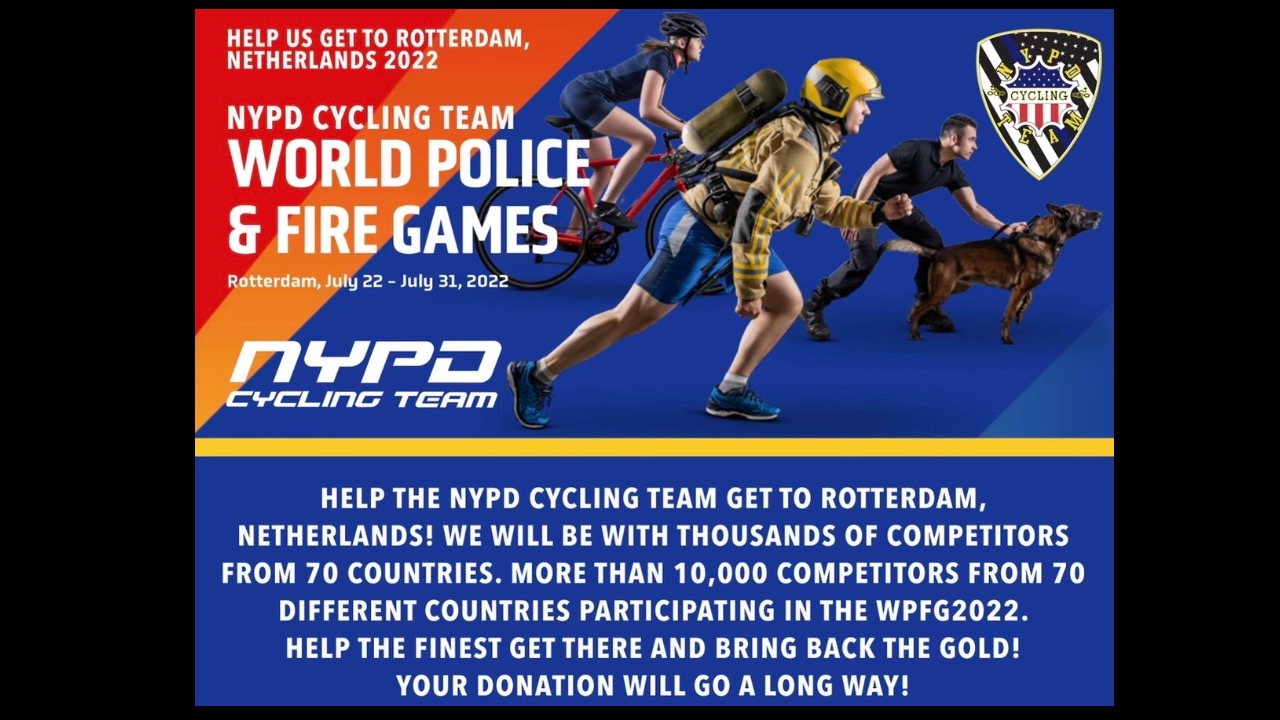 Help the NYPD Cycling Team Ride to Rotterdam