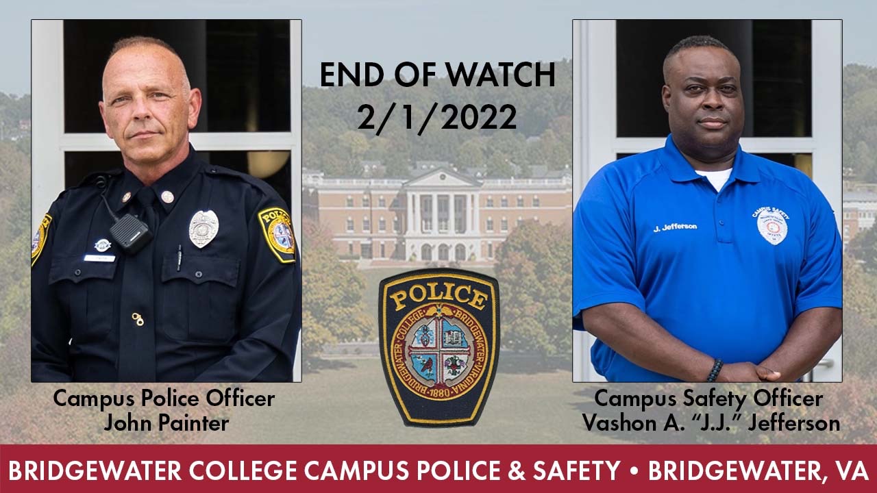 Line of Duty Death Campaign for Bridgewater College Officers John Painter & J.J. Jefferson